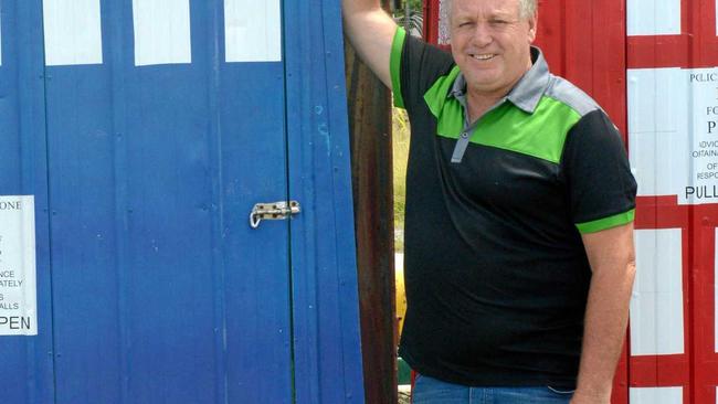 Festival organiser Gary Vincent also rents out venue gear including tardis portaloos. Picture: Jann Houley