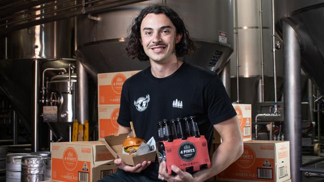 4 Pines is delivering beer and burgers to your door. Picture: Julian Andrews.