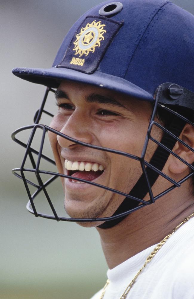 Sachin Tendulkar was a teenager the last time Australia played India in a five-Test series. Picture: Joe Mann/ Allsport/Hulton Archive/Getty Images