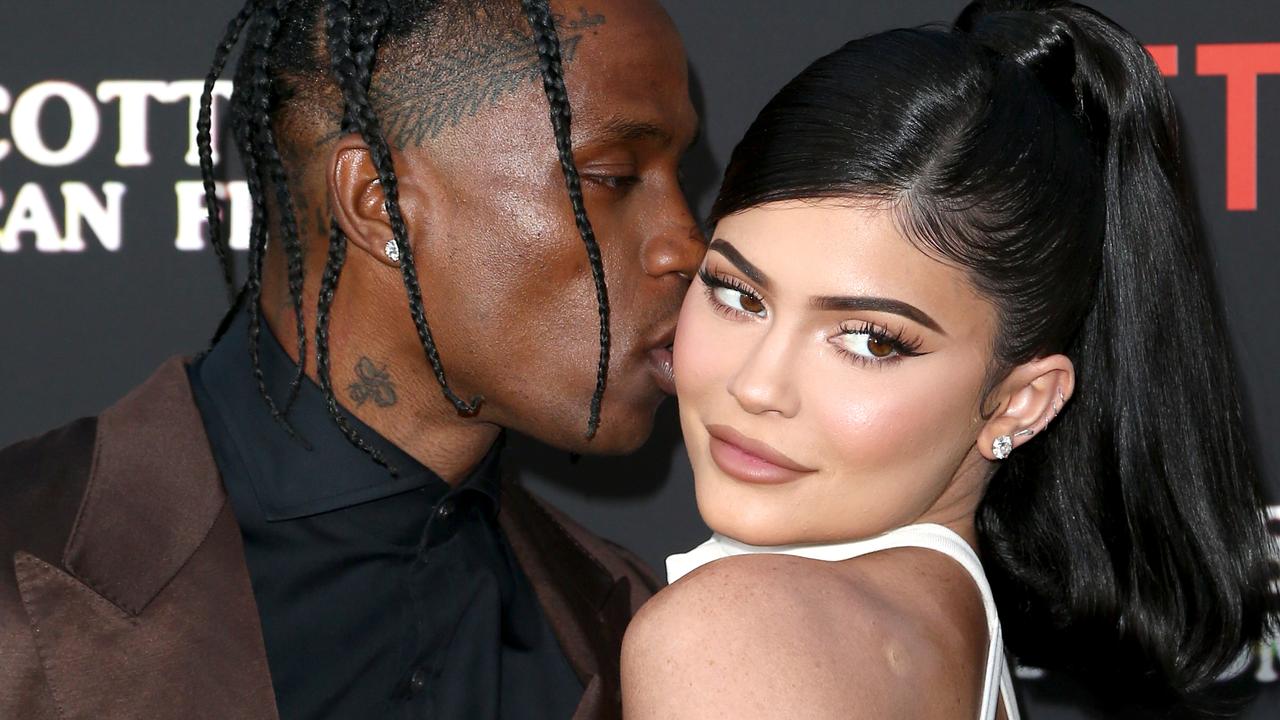 Travis Scott and Kylie Jenner attend the Travis Scott: "Look Mom I Can Fly" in August. Picture: Tommaso Boddi/Getty Images for Netflix