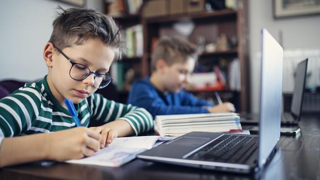 Students scross Victoria have returned to remote learning, including Year 11 and 12s, with some exceptions. Picture: Getty