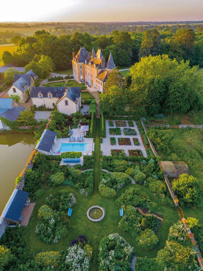 The stunning Chateau Garden in France's Loire Valley was a dream job for the talented designer.