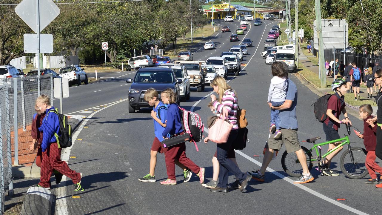 A concerned grandmother is calling on parents and caregivers to start using these designated crossings near Brassall State School. Photo: Rob Williams / The Queensland Times