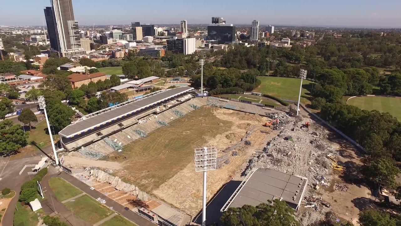 Parramatta Stadium demolition