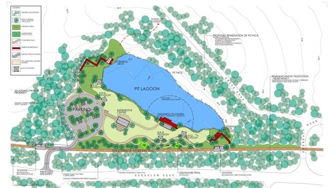 Feedback is sought on plans to turn the Bexhill Quarry site into parklands. Plans: Bexhill Quarry Group