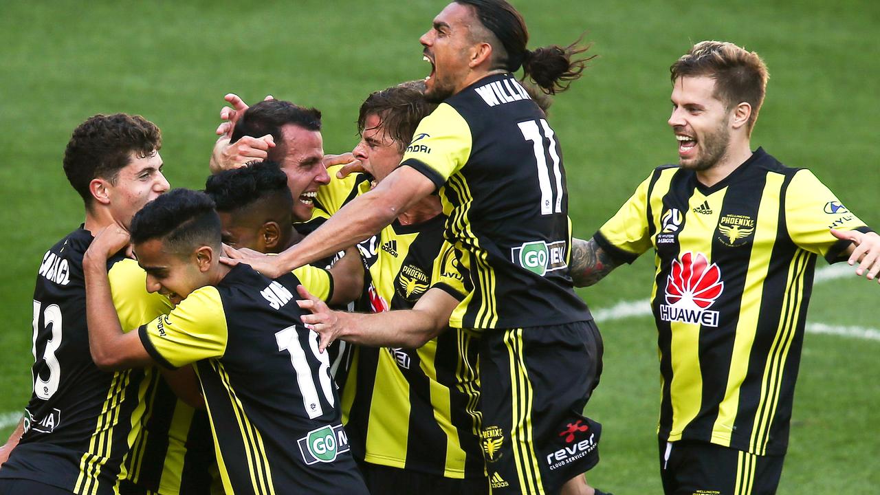 Wellington Phoenix defender Steven Taylor; Socceroos legend Mark Viduka ...