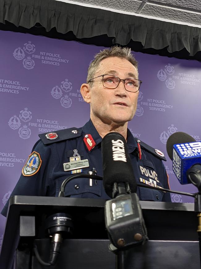 NT Police Assistant Commissioner Michael White says police are reviewing “ongoing demand issues”. Picture: Jason Walls