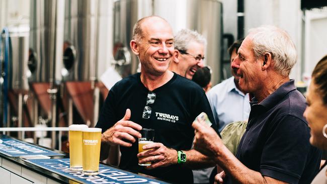 TWOBAYS brewing founder Richard Jeffares is making gluten-free craft beer.