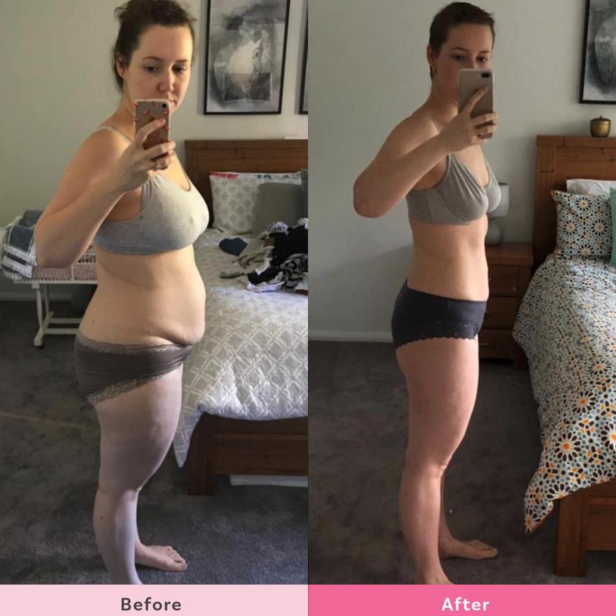 Her unhealthy lifestyle was taking a toll on her confidence and life, where she would refuse to socialise and even go shopping out of fear people would stare. Picture: The Healthy Mummy