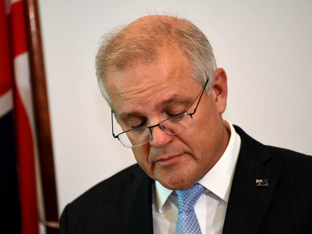 Scott Morrison has bowed to pressure by announcing a royal commission into veteran suicide. Picture: NCA NewsWire / Sharon Smith