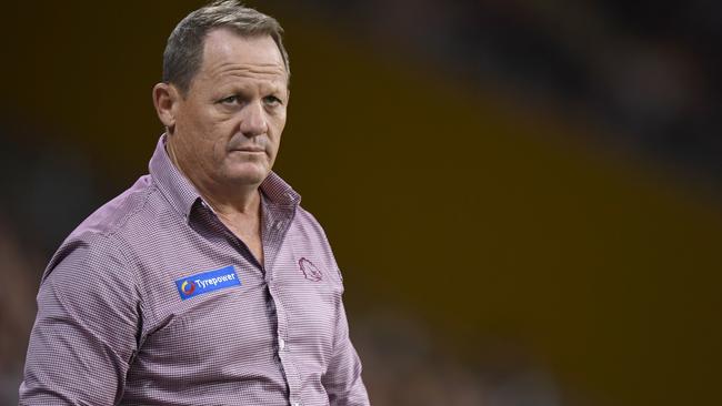 Brisbane Broncos coach Kevin Walters has come under fire for his emotional speech after his side was well beaten by the Eels.