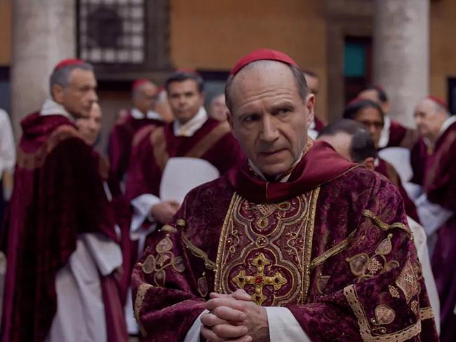 Ralph Fiennes was brilliant as a cardinal with the weight of the world on his shoulders in the papal thriller, Conclave. Picture: Supplied