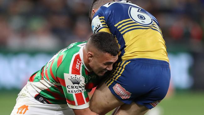 Su'a drops Eels playmaker Dylan Brown.