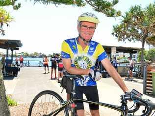James McCormack at Kawana for the Memorial Ride for the late Cam Frewer. Picture: John McCutcheon