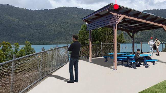 Design plans for the new Shute Harbour Lions Lookout. Picture: Whitsunday Regional Council