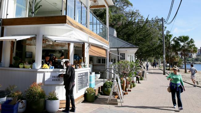 The new Boathouse Shelly Beach, near Manly, is one of the hot new places to go. Picture: Troy Snook