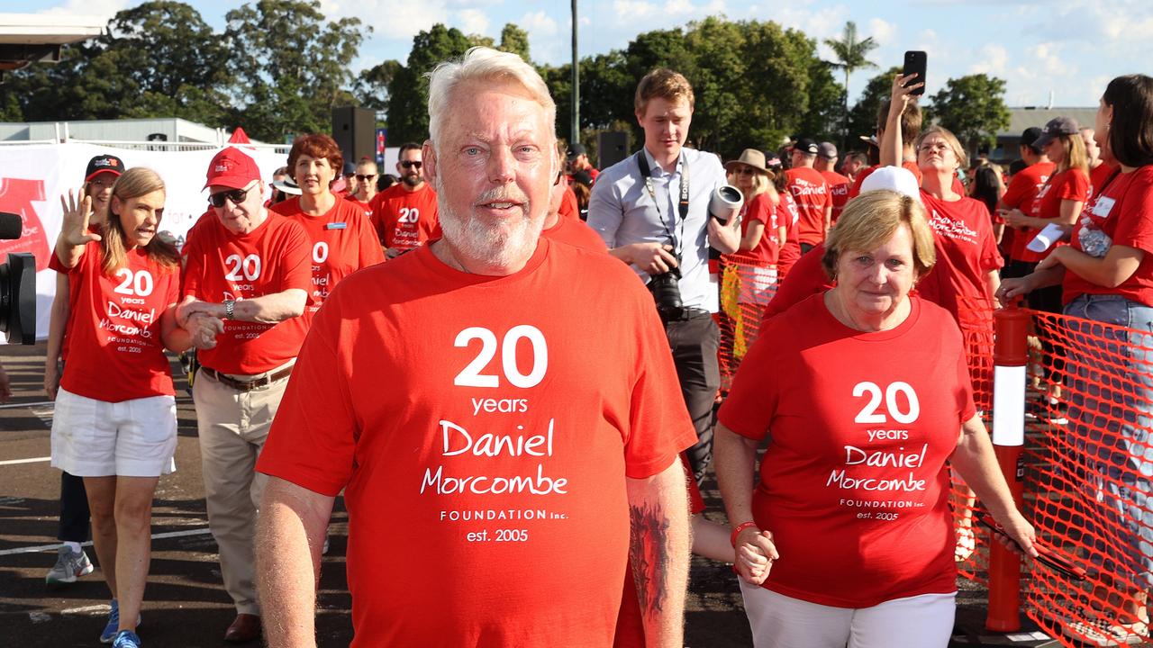 Bruce and Denise Morcombe at the Walk for Daniel, Woombye. Picture: Liam Kidston