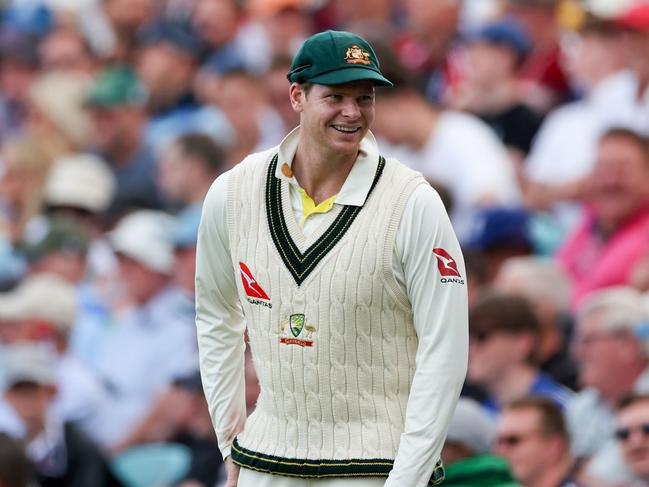 Smith saw the funny side of the ugly scenes last year. Picture: Getty