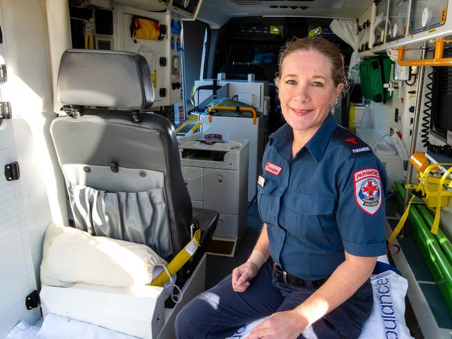 Luanne Willingham is on a quest to find the Queensland paramedics who saved her life following a brutal domestic violence test. Picture: Jay Town