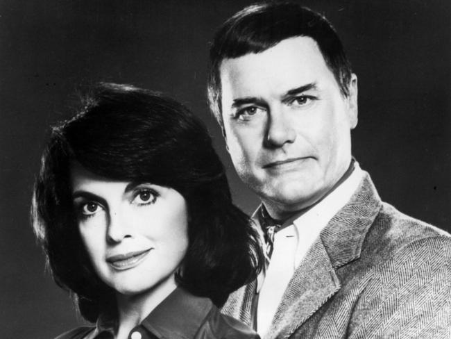 Larry Hagman made an impression when Linda Gray was upset over her divorce.