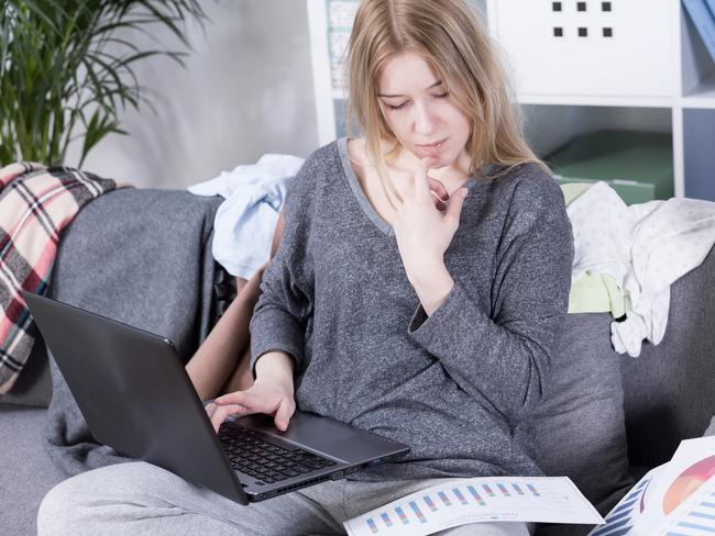 Pyjamas and track pants are standard working from home attire for many professionals during the COVID-19 pandemic. Picture: File