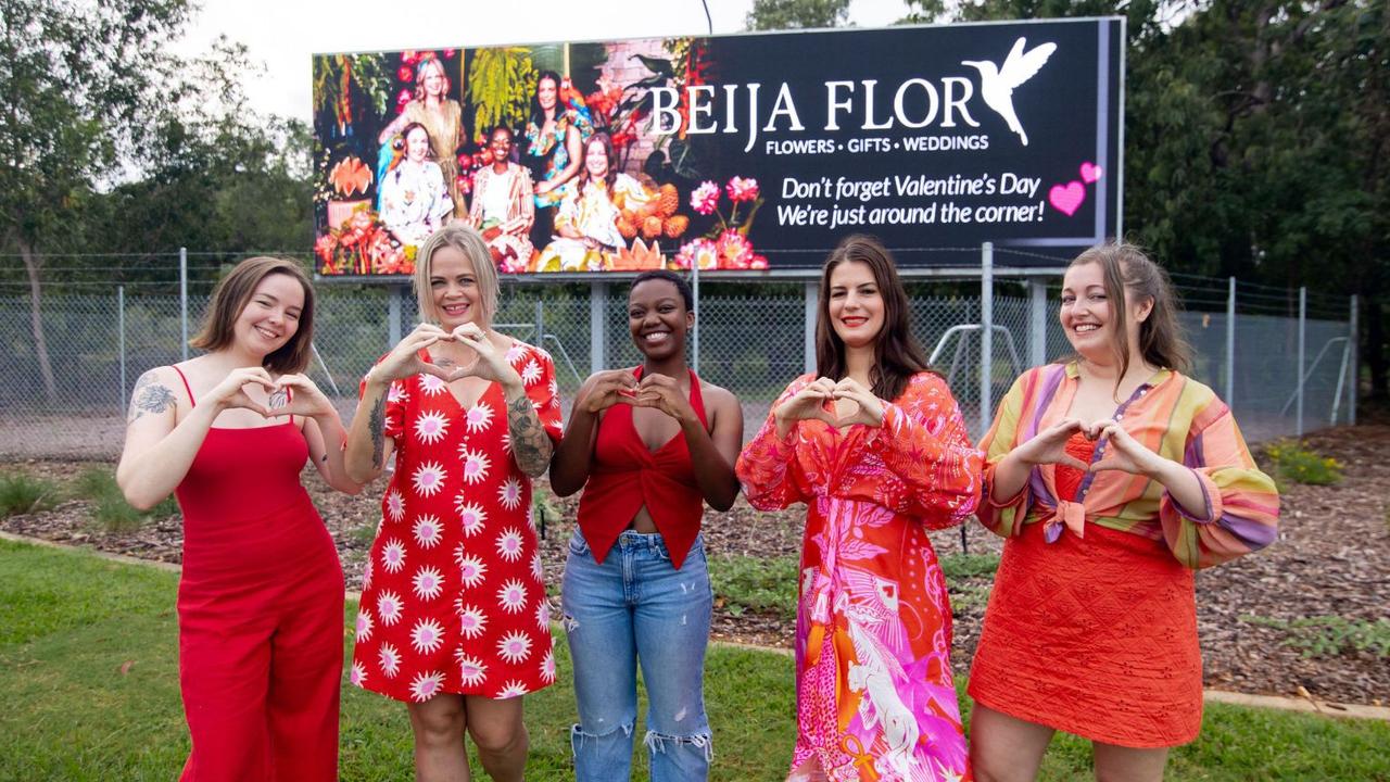 Beija Flor Florist Darwin is preparing for a huge Valentine's Day this week.