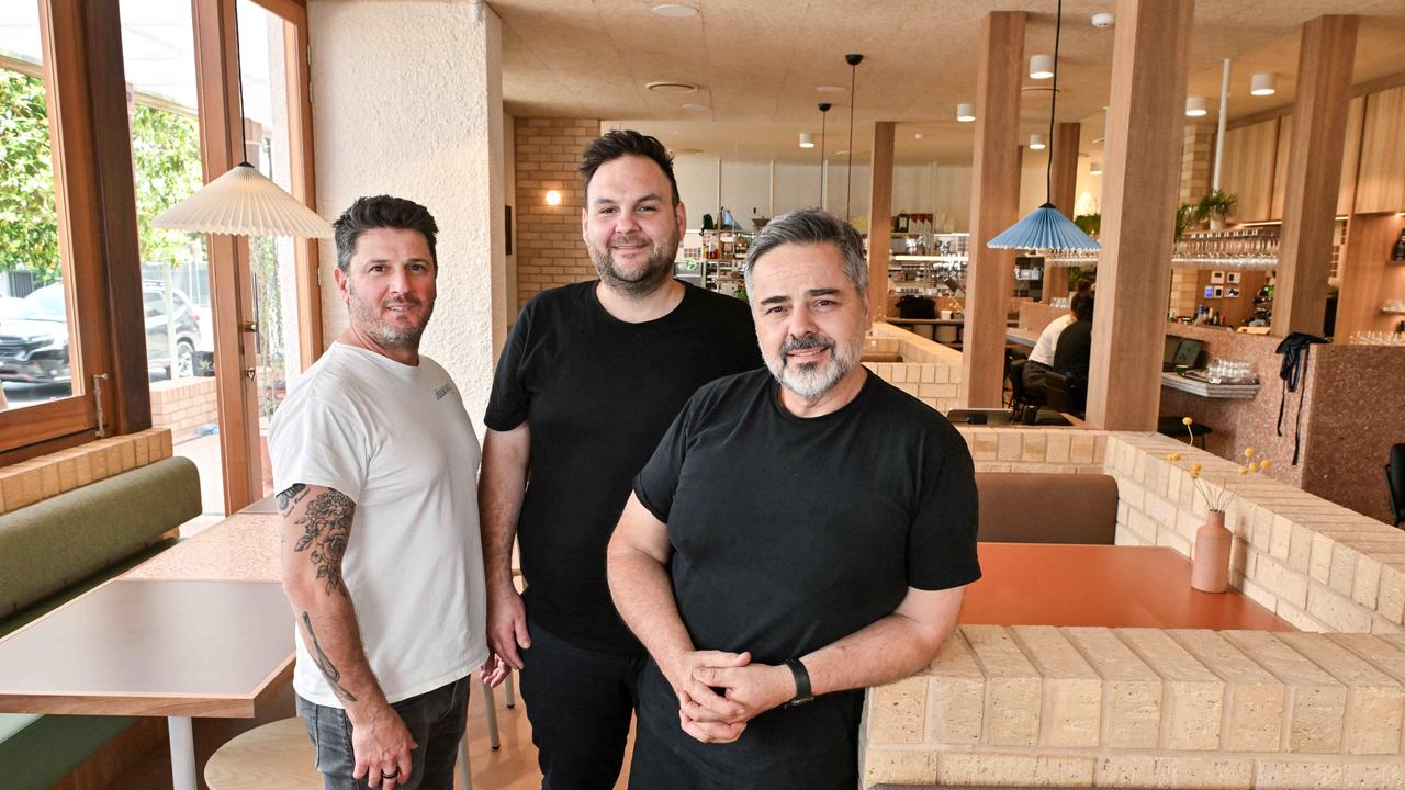 Owners of Mensa, Claudio Ferraro, Zoran Pavlovic and Eugenio Maiale. Picture: Brenton Edwards