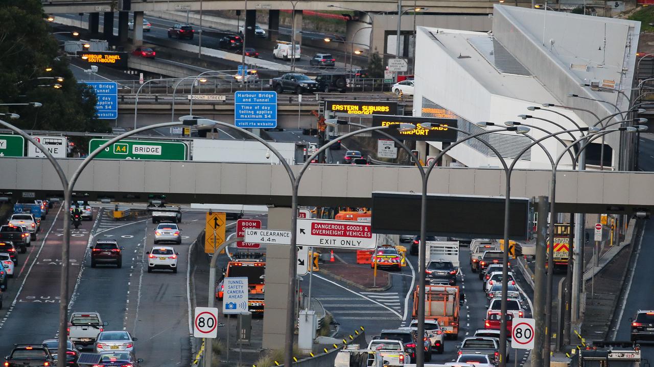 The Opposition Leader has long criticised the government for selling off the majority of Sydney’s toll roads, which are operated by Transurban. Picture: NCA NewsWire/ Gaye Gerard