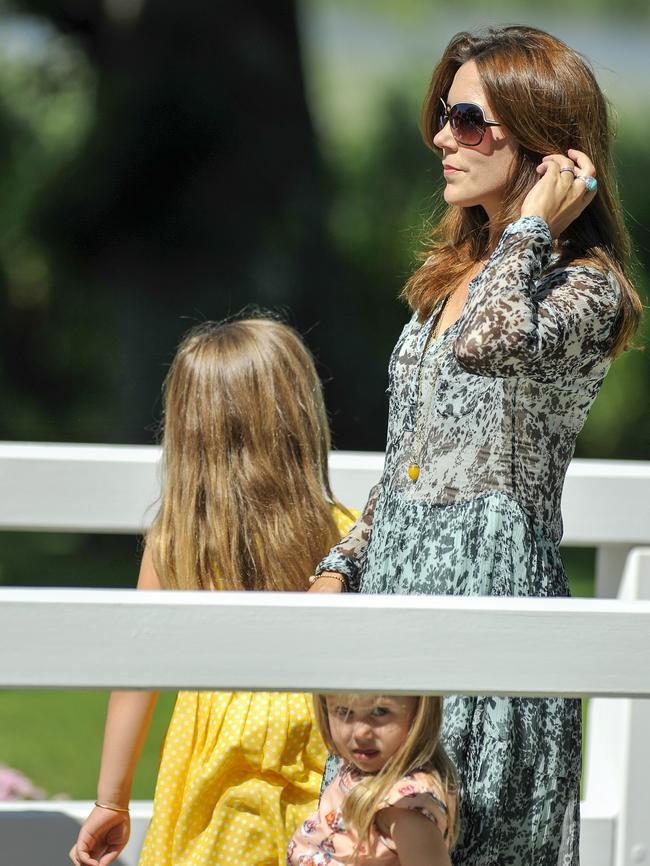Royal beauties soaking up the sunshine.
