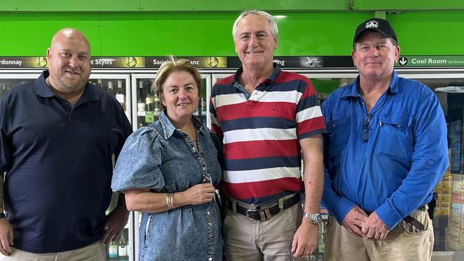 Stephen Roberts, Sue Mitchell, Tony Hancock and John Klein at the Victoria Tavern.