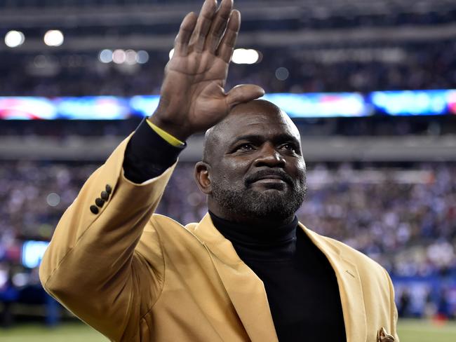 NFL great Lawrence Taylor was arrested for sex offender violations. Picture: Al Bello/Getty Images