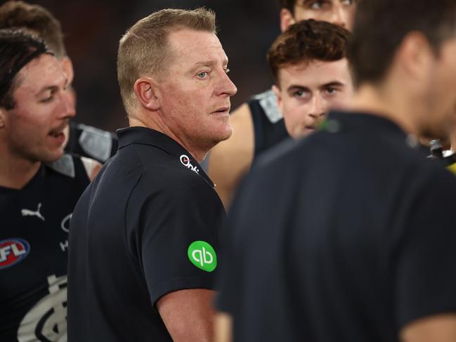 Where to now for Michael Voss? Picture: James Wiltshire/AFL Photo