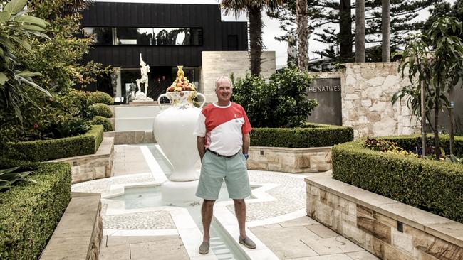 Michael Buxton at his Portsea mansion. Picture: Nic Walker