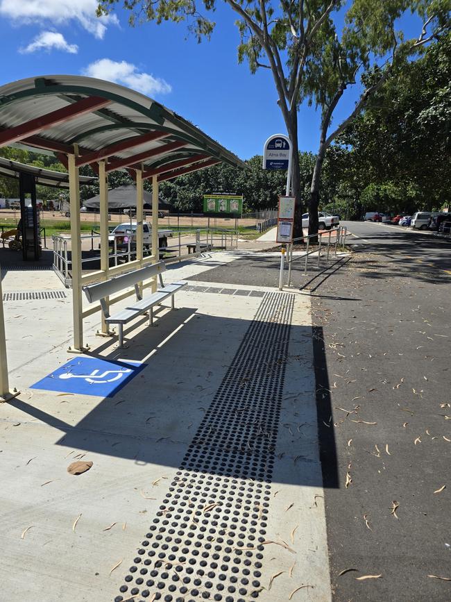 Arcadia Village Hotel owner John Shepley said it was mind-blowing how much money had been spent on building Magnetic Island’s ‘Best Bus Stop’, which Translink refused to use for purported safety reasons. Picture: Supplied