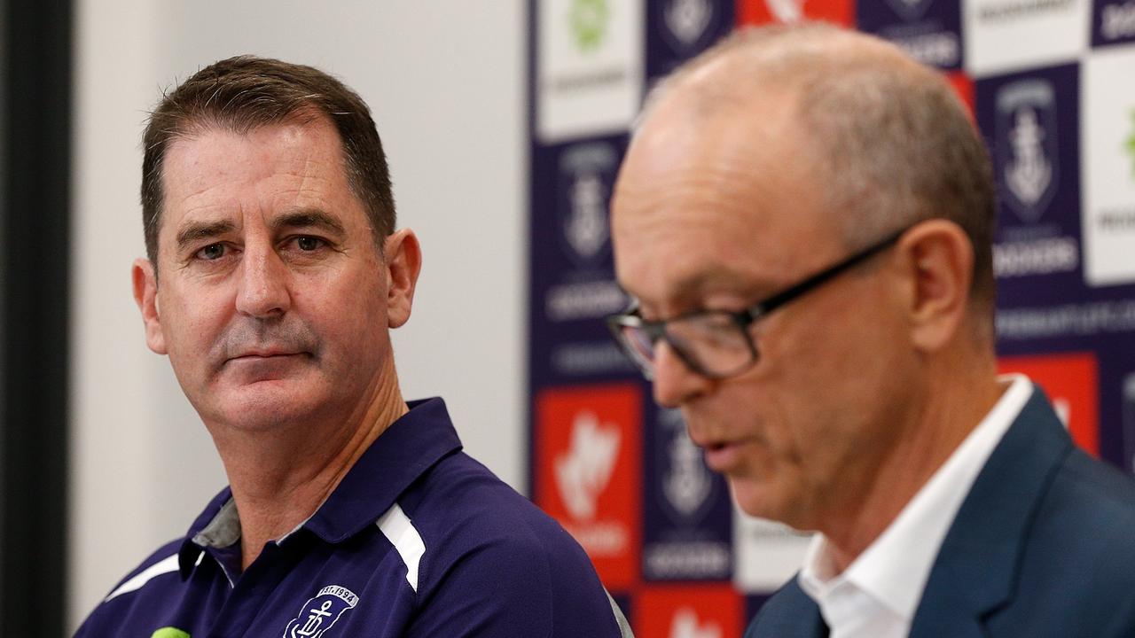 Fremantle coach Ross Lyon.