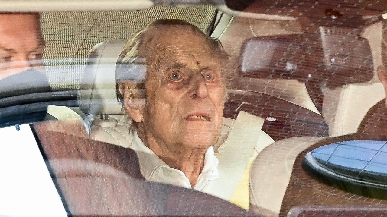 Prince Philip leaves King Edward VII's Hospital in central London on March 16, 2021. Picture: DANIEL LEAL-OLIVAS / AFP.