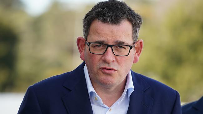 Premier Daniel Andrews has ruled out making any deals with the Greens. Picture: Luis Enrique Ascui