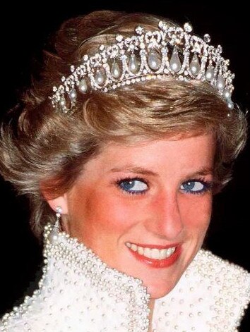 Princess Diana wearing the Lover's Knot tiara. Picture: Getty Images