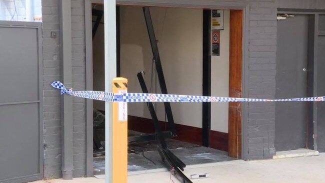 The aftermath of a 2018 ram raid at Hotel Queanbeyan. Picture: Facebook