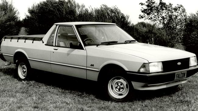 The XD Ford Falcon ute series, released in 1979. Picture: Supplied