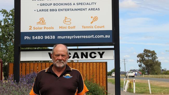 Pictured is Murray River Resort owner Steve Shipp.