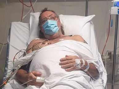 Trevor Hardie, who caught a life-threatening bacterial infection from mice in Dunedoo. Picture: Sara Wilson,picture from  Facebookhttps://www.facebook.com/abitsathisnthat/photos/pcb.6109142025778246/6109140999111682