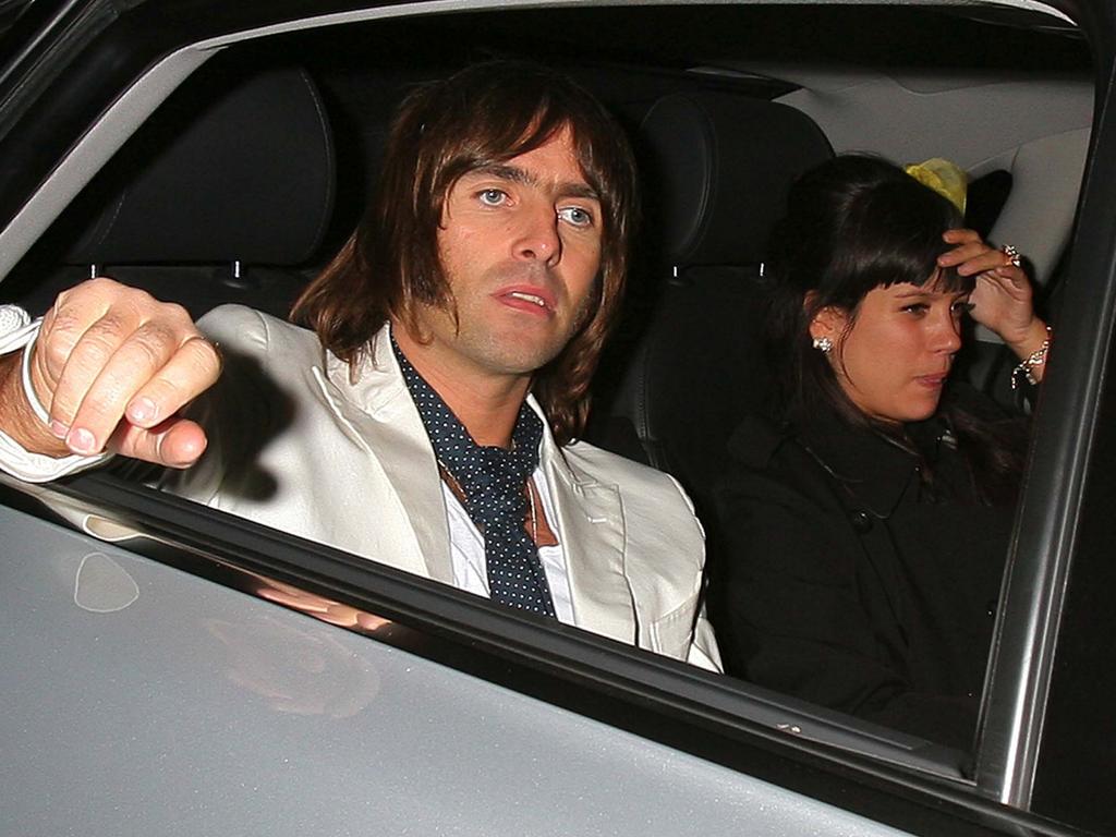 Liam Gallagher and Lily Allen pictured in 2007, two years before their mid-flight romp. Picture: Nikos Vinieratos/Shutterstock