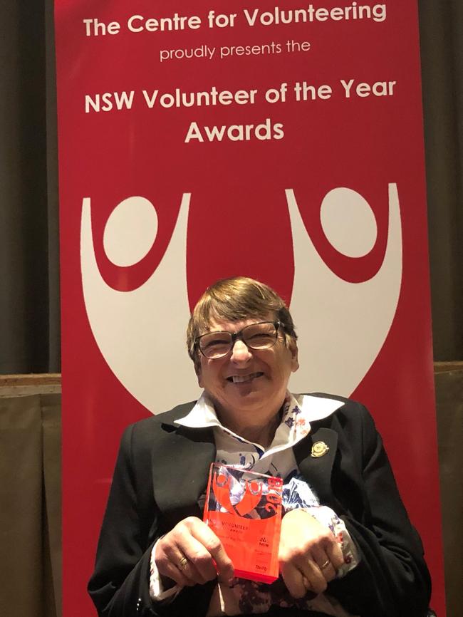 Mrs Pike won the overall NSW Volunteer of the Year award for 2018.