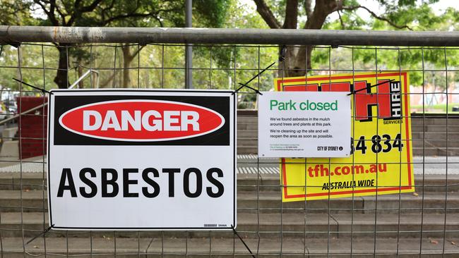 Asbestos has been found at multiple sites across the city. Picture: Tim Hunter