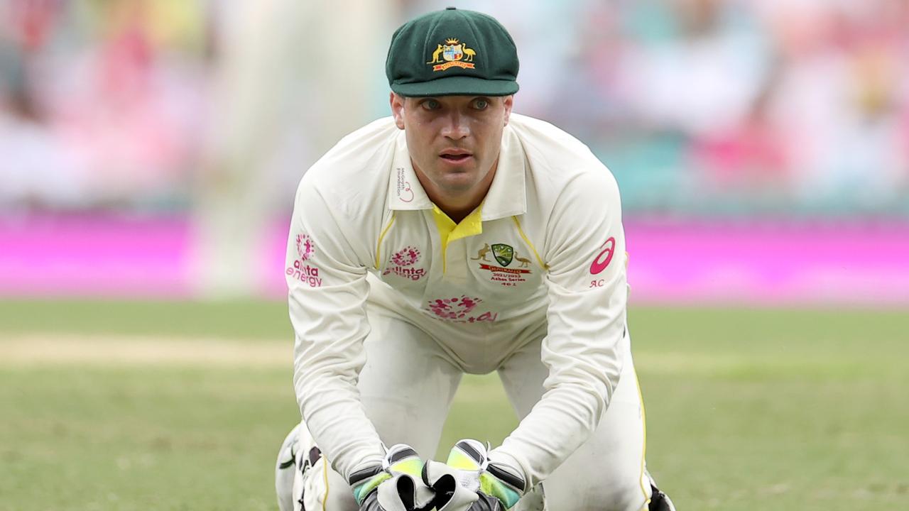 Alex Carey has struggled since a standout debut. Picture: Getty Images