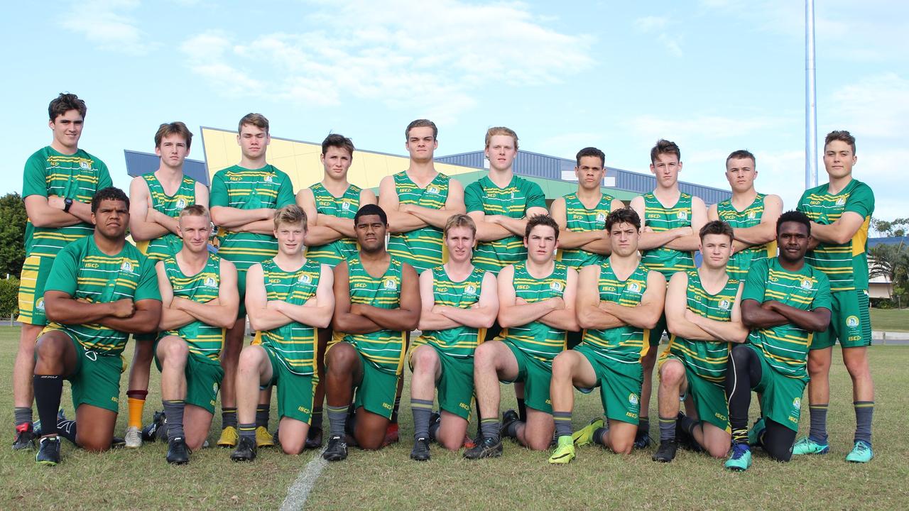 The St Brendan’s College team, with Jake Baigrie back row, fifth from the left.