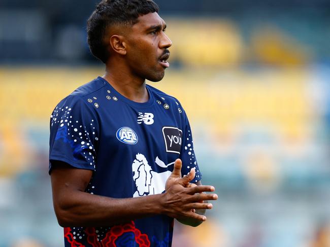 The Lions are taking a cautious approach with the fitness of Keidean Coleman. Picture: Russell Freeman/AFL Photos via Getty Images