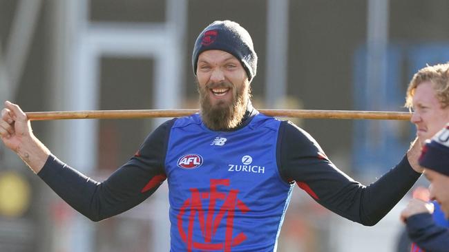 Max Gawn has not scored less than 141 in three matches since footy’s return.