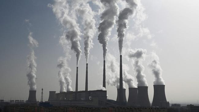 The coal-powered Datang International Zhangjiakou Power Station in Zhangjiakou, China. Picture: Greg Baker/AFP